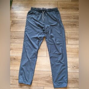 FREE FLY Pants Men's Large Gray Breeze Pant Lightweight Stretch Outdoors